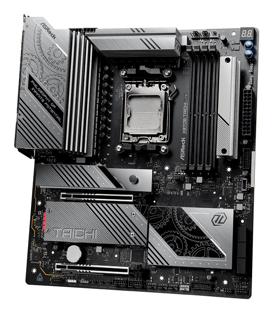 EAN 4710483947445 - Asrock 90-MXBPA0-A0UAYZ placa base AMD X870 Zócalo AM5 ATX extendida imagen 5