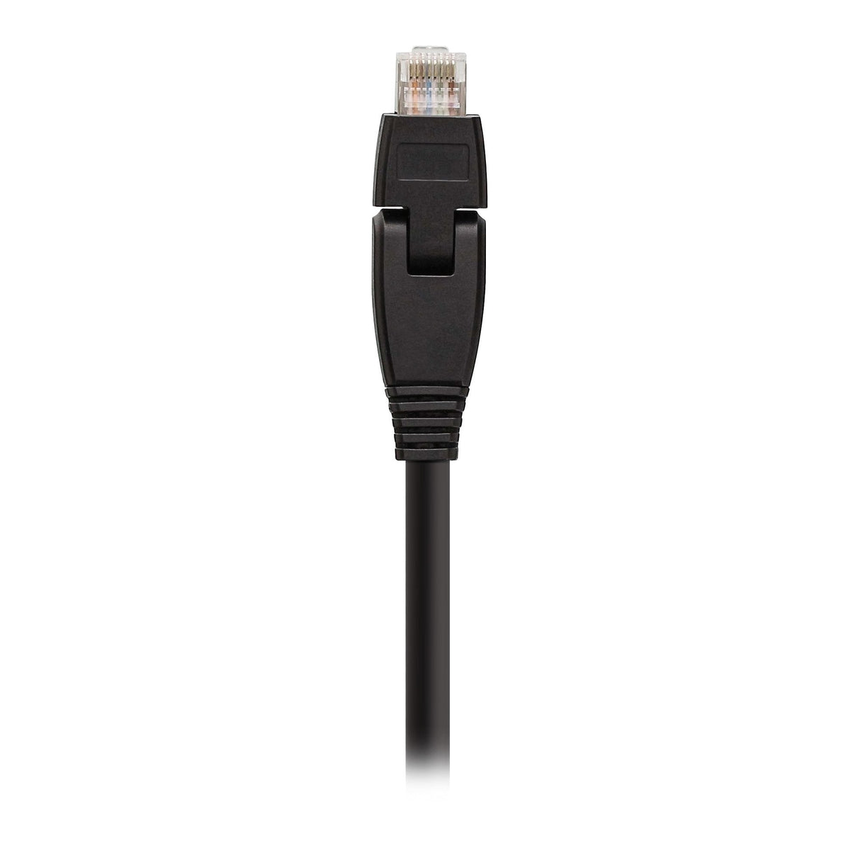 Cable De Red Inline 180° S/Ftp Pimf Cat.6a 500mhz Libre De Halógenos Cobre Negro 1m