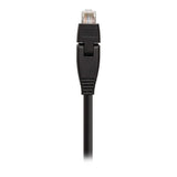 Cable De Red Inline 180° S/Ftp Pimf Cat.6a 500mhz Libre De Halógenos Cobre Negro 1m