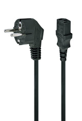 Cable Alimentacion Gembird C13 1m Negro Pc-186-1m