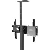 Soporte De Pie Para Pantalla De Visualización Profesional Garantía De Por Vida Construcción De Acero El Carrito Se Adapta A Pantallas De 31-80" Con Tamaños Vesa De Hasta 600 X 400 Gira De Vertical A Horizontal Manivela Ajusta La Altura Ajus