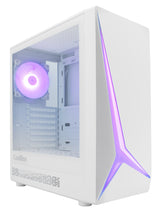 Caja Pc Coolbox Gaming Atx Ga450 Starlight White Argb Usb-C 1 Vent.