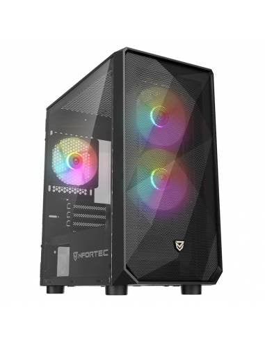 EAN 8435443721335 - Nfortec NF-CS-DYS-B carcasa de ordenador Torre Negro imagen 1