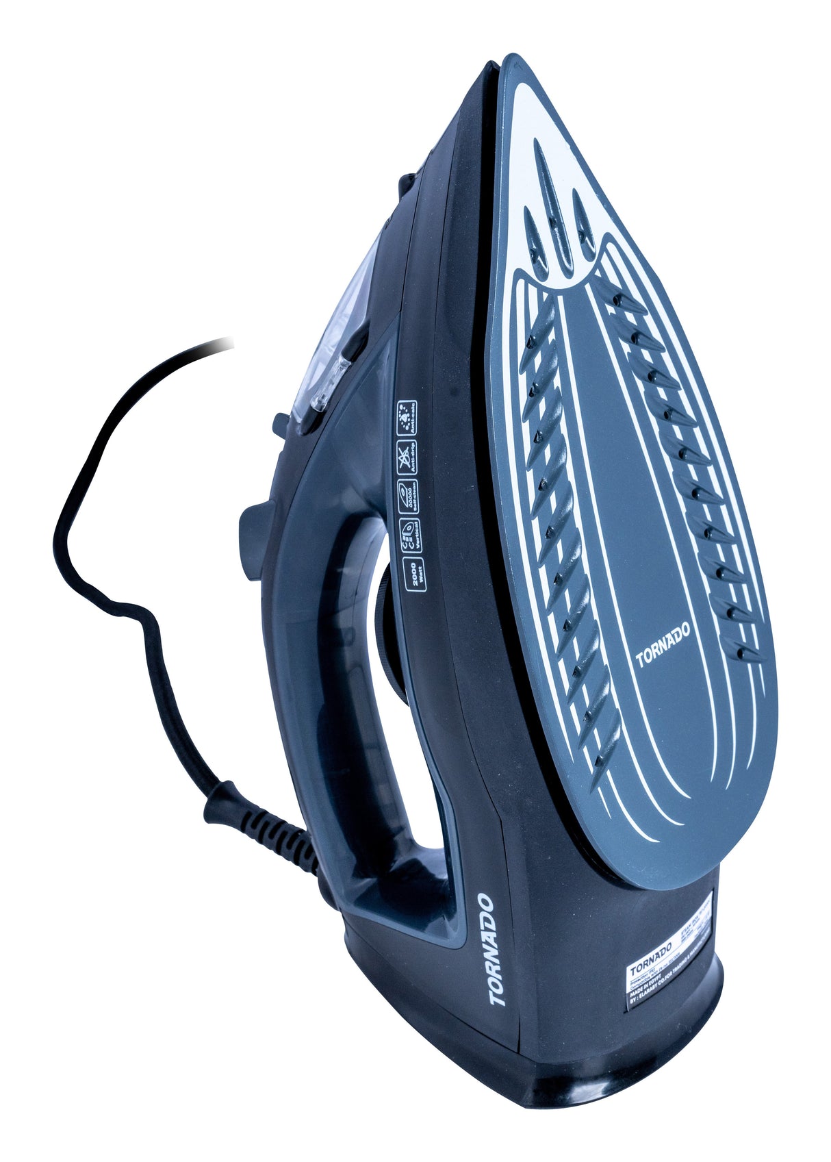 EAN 6221127467130 - TORNADO TST-2000G plancha Plancha a vapor Suela de cerámica 2000 W Negro imagen 2