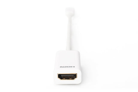 EAN 4016032292425 - Digitus DB-340404-001-W adaptador de cable de vídeo 0,15 m Mini DisplayPort HDMI tipo A (Estándar) Blanco imagen 3