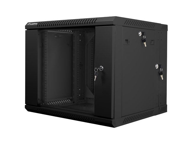 EAN 5901969403923 - Lanberg WF02-6609-10B armario rack 9U Bastidor de pared Negro imagen 4