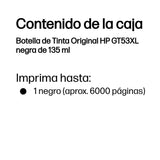 EAN 0192545270656 - HP GT53XL 135ml Black Original Bottled Ink Crtg for Ink Tank Plus andPremium Series Printers imagen 3