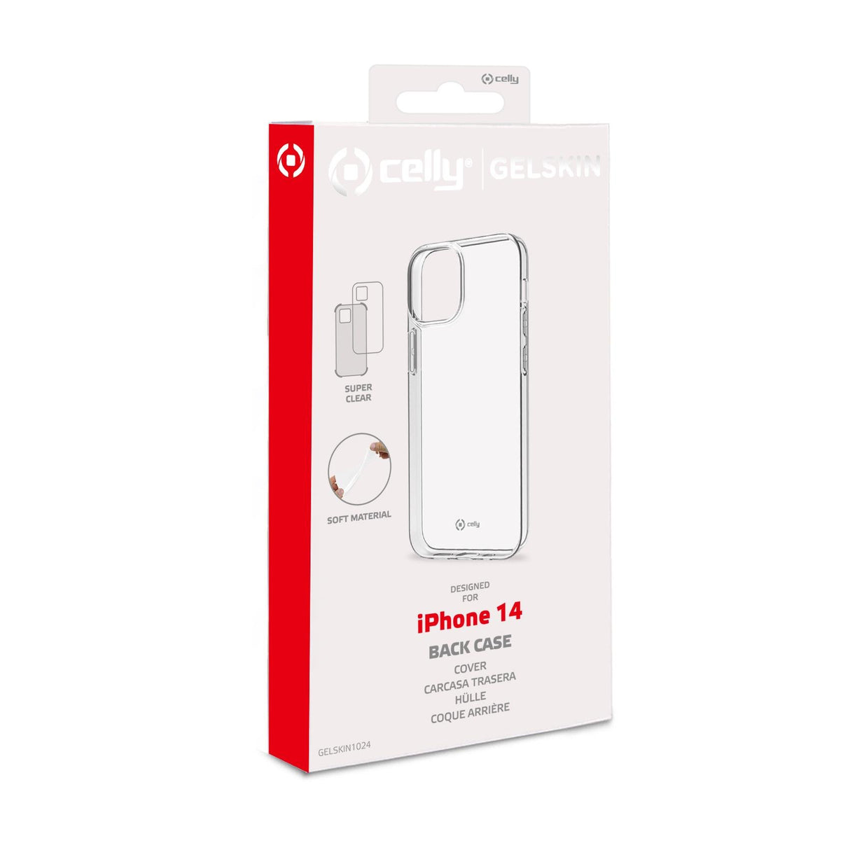 EAN 8021735196662 - Celly Gelskin funda para teléfono móvil 15,5 cm (6.1") Transparente imagen 3
