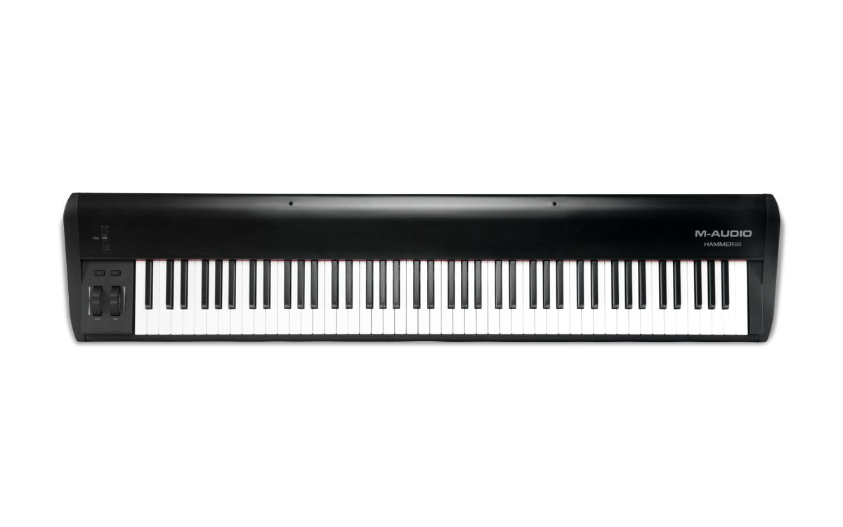 Teclado M-Audio Hammer 88 Midi 88 Llaves Usb Negro, Blanco