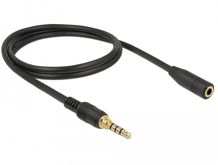 Delock Audioverlängerungscable - 4-Poliger Mini-Stecker (M)