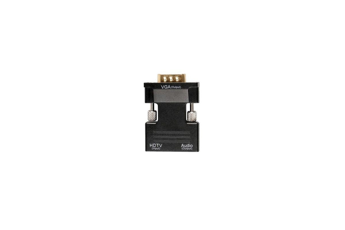Microconnect Hdmivgaaudiob Cambiador De Género Para Cable Vga (D-Sub) Hdmi + Audio Negro