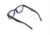 Hama Gafas De Lectura De +3.0 Dioptrias - Montura De Plastico Reciclado - Unisex - Azul Y Negro