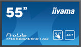 Iiyama Prolite Th5565mis-B1ag Pantalla Plana Para Señalización Digital 139,7 Cm (55") Led 400 Cd / M² Full Hd Negro Pantalla Táctil 24/7