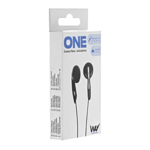 Auriculares Tnb Con Cable Jack Stereo Negro