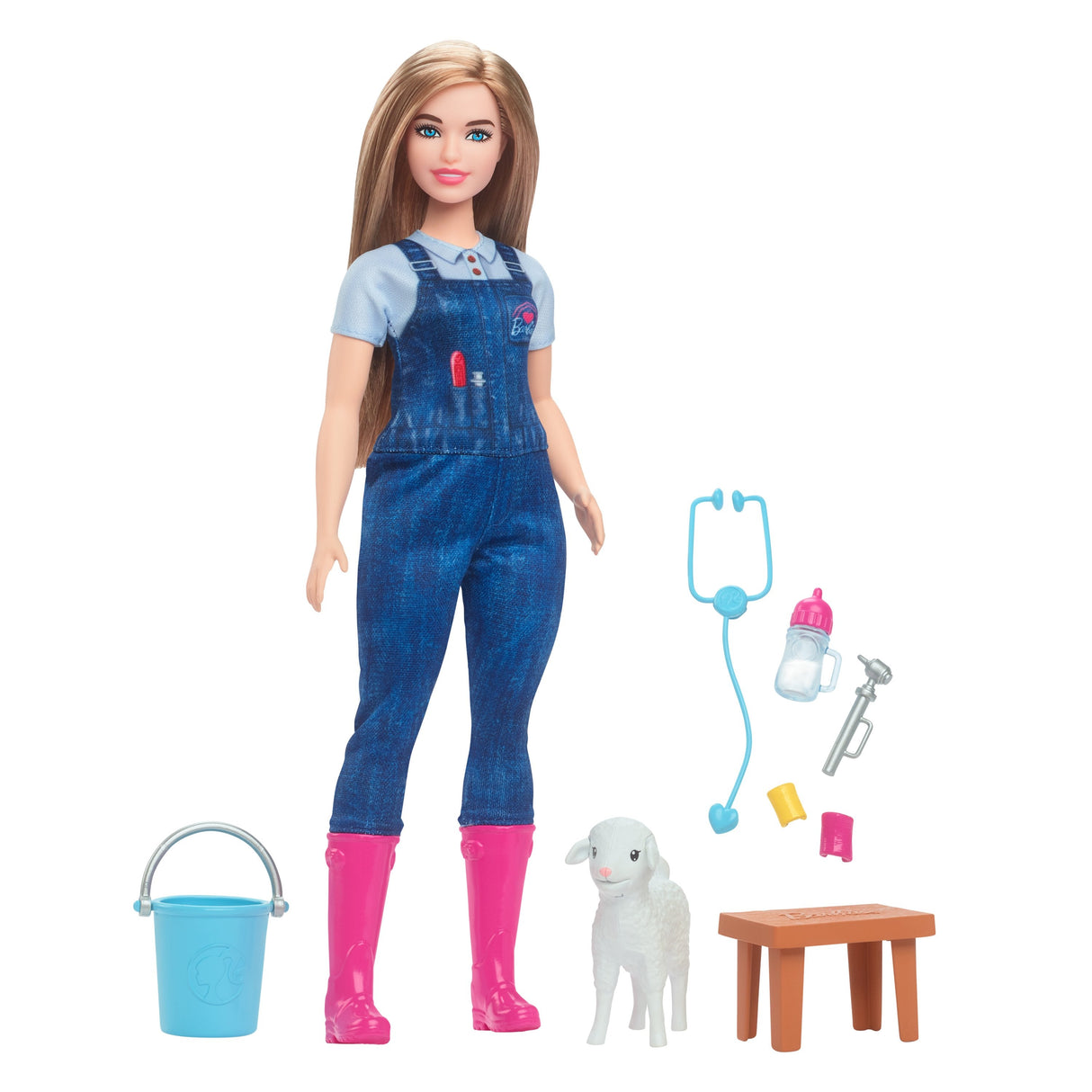 Figura Hrg42  Mattel Barbie Bauernhof-Tierärztin