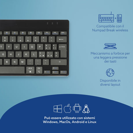 EAN 8719274491781 - R-Go Tools RGOCOITWLBL teclado Oficina Italiano imagen 12