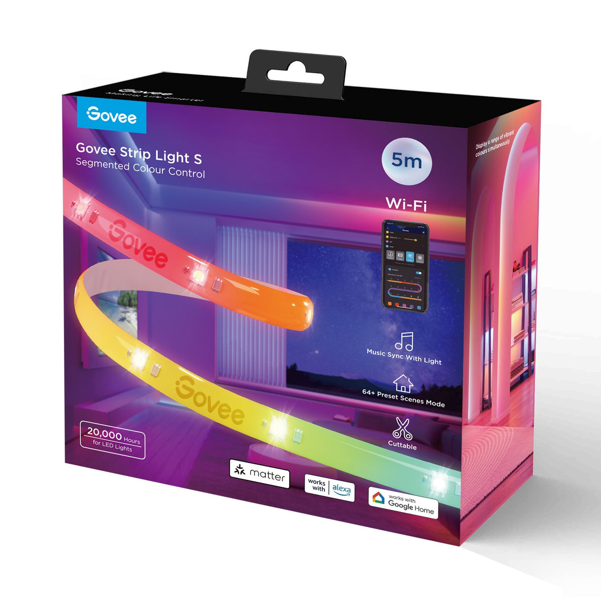 EAN 6974316999911 - Govee H612A Tira de luz inteligente Wi-Fi/Bluetooth imagen 7