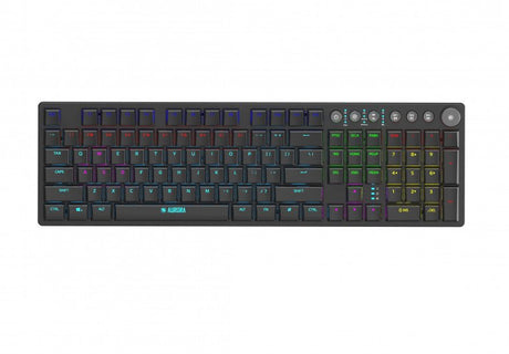 EAN 5903968680190 - iBox AURORA K-6 teclado Universal RF Wireless + Bluetooth QWERTY Inglés Negro imagen 1