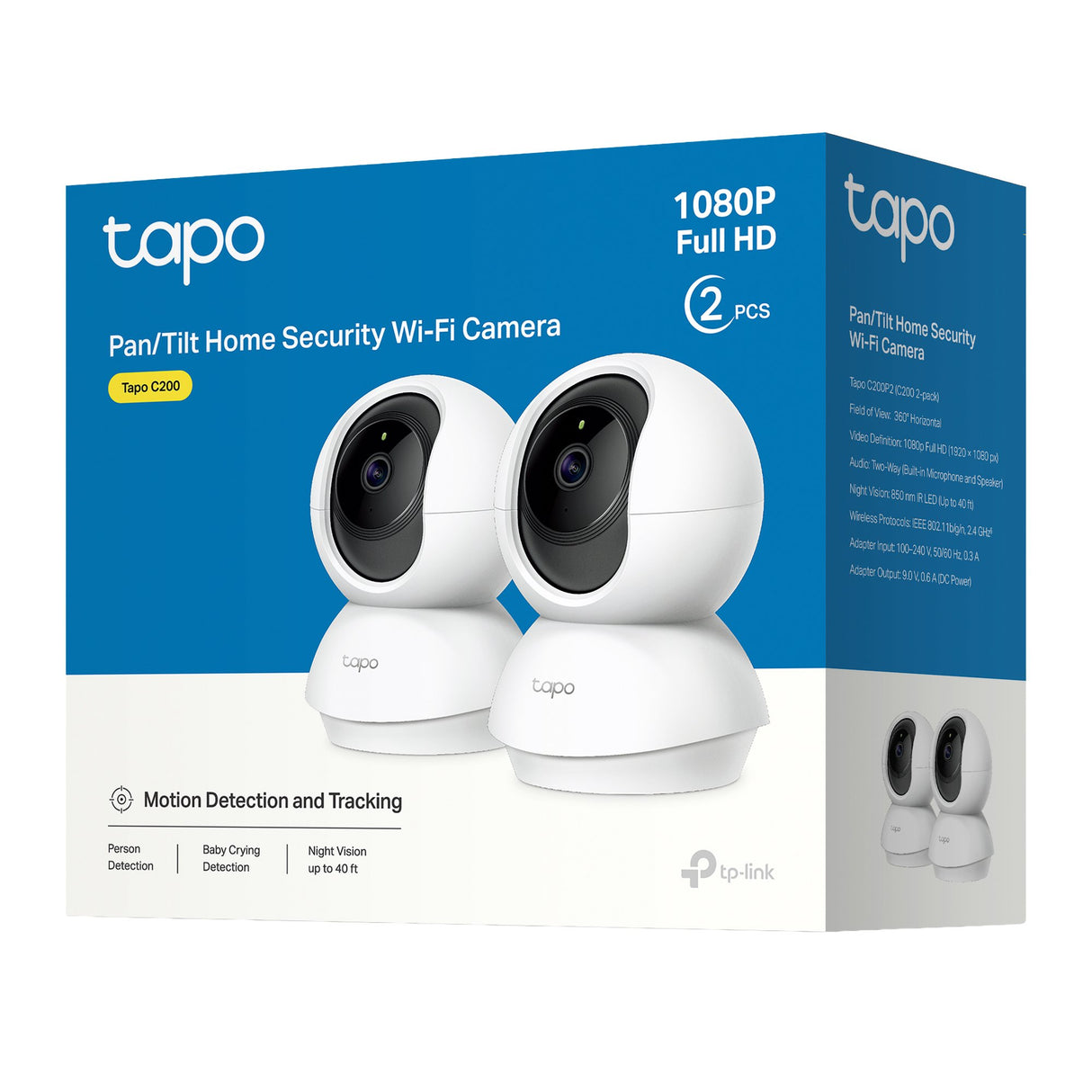 EAN 4895252501735 - TP-Link Tapo C200P2 Esférico Cámara de seguridad IP Interior 1920 x 1080 Pixeles Escritorio imagen 2