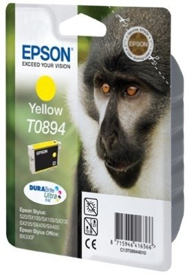 EAN 8715946416366 - Epson Monkey T0894 Yellow DURABrite Ink Cartridge cartucho de tinta 1 pieza(s) Original Amarillo imagen 1