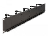 Delock 19? Cablemanagement Rangierpanel Mit 10 Kunststoffbügel 2 He Schwarz