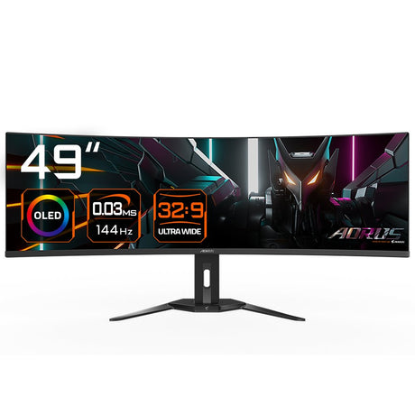 EAN 4719331855680 - GIGABYTE AORUS CO49DQ pantalla para PC 124,5 cm (49") 5120 x 1440 Pixeles Negro imagen 1