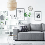 Tfa-Dostmann 60.3550.10 Reloj De Mesa O Pared Reloj Analógico Alrededor Gris