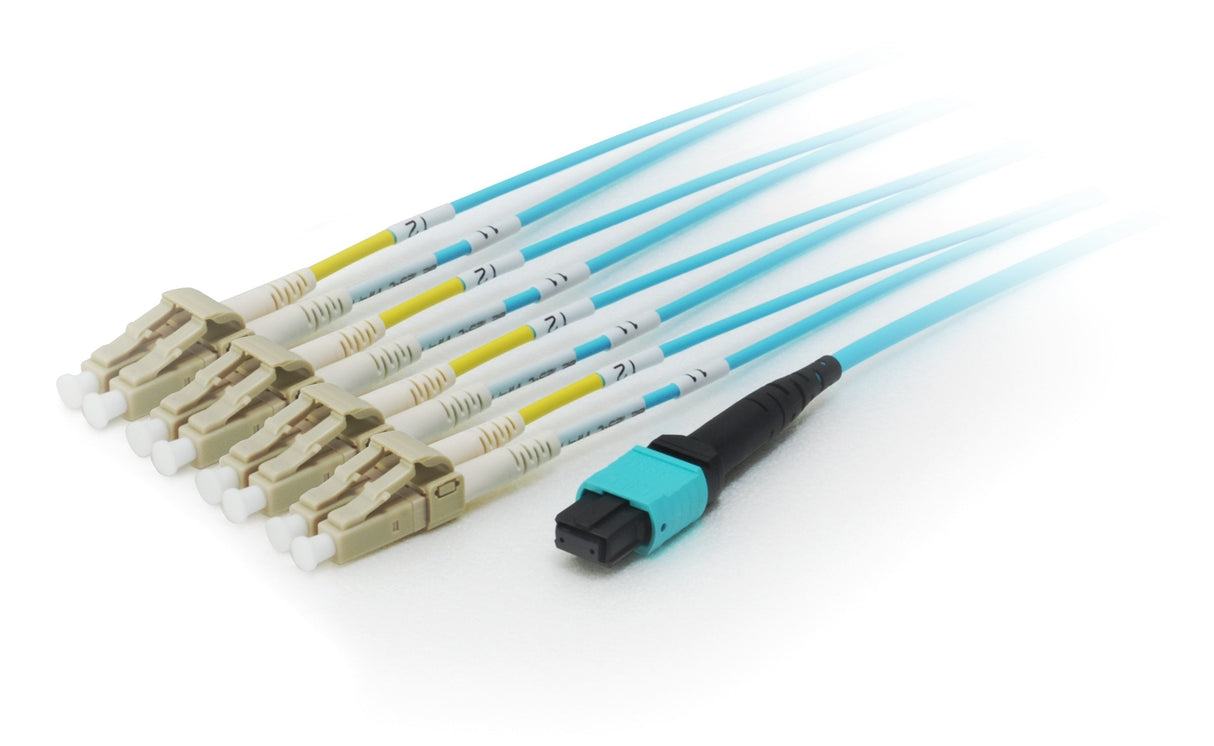 EAN 4015867192535 - Equip 25556507 Cable de fibra óptica e InfiniBand 5 m MTP 4x LC Cian imagen 1
