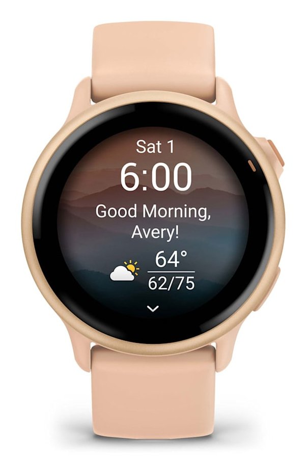 Smartwatch Garmin Vívoactive 6 Dawn Pink  42mm Gps Bluetooth  Ant+ ,Wi-Fi