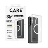 Panzerglass Care Urban Explorer Case Transparentee W. Blanco Qi Samsung Galaxy S26+
