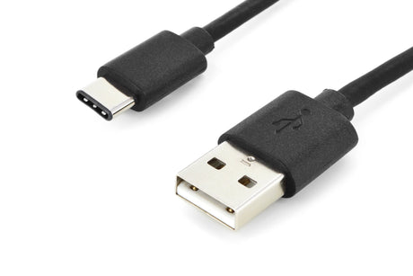 EAN 4016032455240 - Digitus AK-300154-018-S cable USB USB 2.0 1,8 m 2 x USB A USB C 0,48 Gbit/s Negro imagen 5