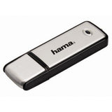Hama Fancy Memoria Pendrive Usb 2.0 Con Tapa - 64gb De Capacidad - 10mb/S De Transferencia - Aluminio Cepillado - Color
