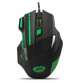 Raton Esperanza Egm201g Mx201 Wolf - Cableado 7d Gaming Optical Mouse Usb - Verde