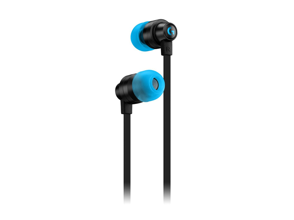 Logitech G333 Auriculares Gaming In-Ear Con Microfono - Adaptador Usb-C - Multiplataforma - Altavoces Dinamicos - Jack 3.5mm - Color Negro/Azul