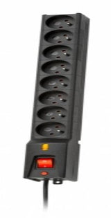 EAN 5901966004307 - LESTAR LXA 816 G-A K Negro 8 salidas AC 230 V 5 m imagen 1
