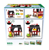 Brio World Tierscheune Mit Heuwaggon, Spielgebäude 63601200