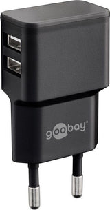 Ladegerät Usb A 2-Fach Negro Usb Steckernetzteil, 2,4a, 12w