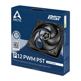 Arctic Ventilador Caja P12 Pwm Pst Negro/Negro 120mm (Acfan00120a)