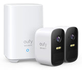 Pack 2 Cámaras De Videovigilancia Eufy Eufycam 2c 135 Visión Nocturna Control Desde App