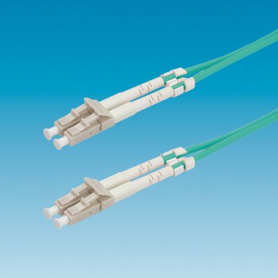 Roline Lwl-Cable 50 125um Om3 Lc Lc Low-Loss-Stecker Trkis 0,5m