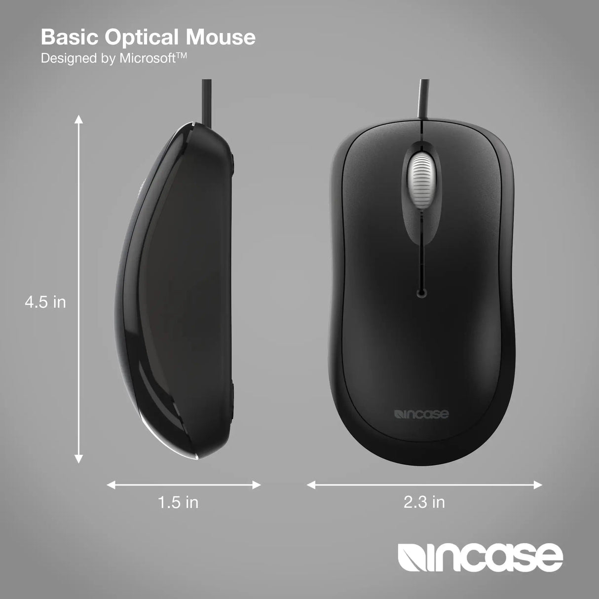 EAN 0650450074863 - Incase Designed by Microsoft P58-00019 ratón Universal Ambidextro USB tipo A imagen 3