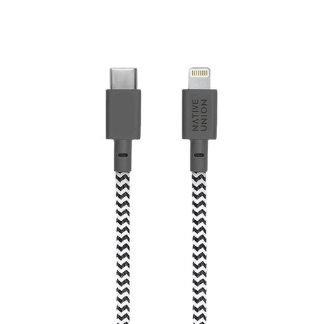 EAN 4895200431497 - Native Union NCABLE-KV-CL-ZEB cable de conector Lightning 3 m Negro, Blanco imagen 2