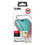 Sbs Glas Sp Full Cover Iphone 15 Pro