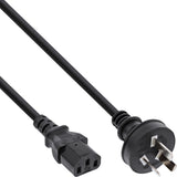 Cable De Alimentación Inline, Enchufe De China Según Iec, Negro, 0,5 M