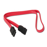 Aisens Cable Sata Iii Datos 6g Datos - 0.5m Para Disco Duro Sata I - Ii - Iii Ssd - Rojo