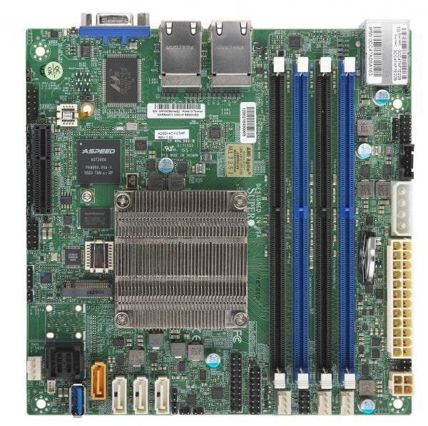 Supermicro Placa Base A2sdi-4c-Hln4f Mini-Itx Atom C3558 (4c/4t) 2.2 Ghz Single