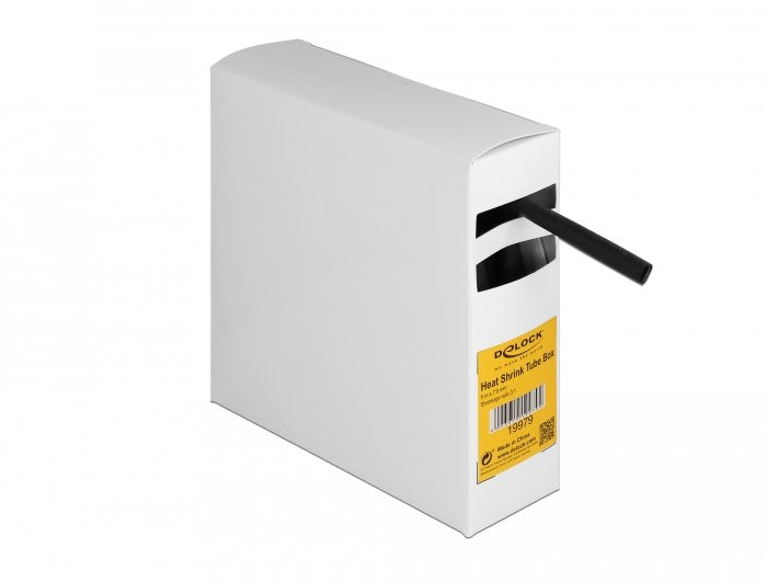 Schrumpfschlauch Box, Mit Innenkleber, Schrumpfungsrate 3:1, 5 M X 7,9 Mm Schwarz