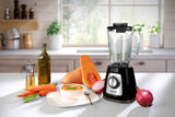Licuadora Tefal Bl438831 Blendforce 800 W, Jarra Vidrio 1,25 L, Pica Hielo, Negro