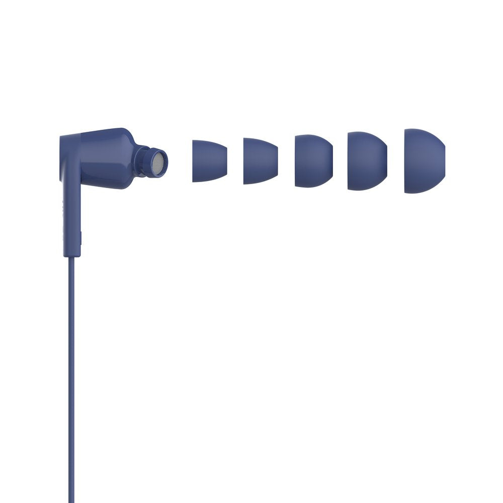 Auriculares Belkin Soundform  Alámbrico  Usb Tipo C Azul