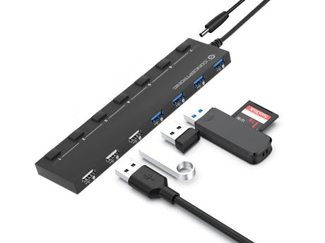 EAN 4015867226339 - Conceptronic HUBBIES09BP hub de interfaz USB 3.2 Gen 1 (3.1 Gen 1) Type-A 5000 Mbit/s Negro imagen 6